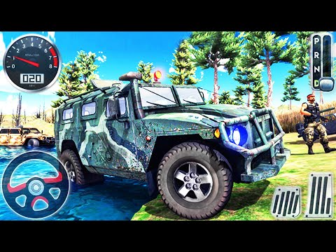 Offroad Jeep Army SUV Mountain Driving Simulator - 4x4 SUV Prado Drive - Android GamePlay