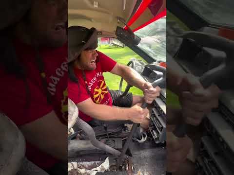 Man Uses Steel Rod To Stop The Car #shorts