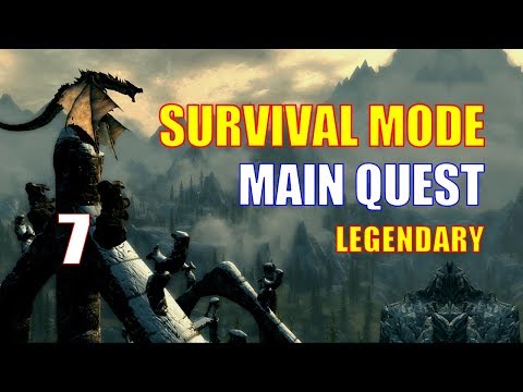 Skyrim Survival Mode Walkthrough MAIN QUEST #7, Battling Back to Windhelm (Yngol's Barrow)
