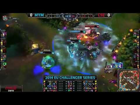 MYM VS C9E Game 1 Highlights   EU CS 2014 Spring HQ