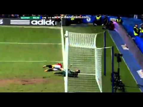 Petr Cech Amazing Save Vs Hernandez Header ( Chelsea 1-0 Manchester United )