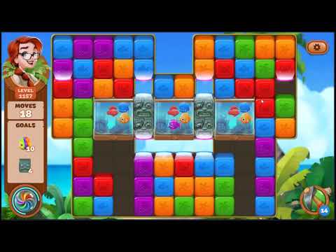 Lost Island Blast Adventure Level 1157 - NO BOOSTERS 🏝️ | SKILLGAMING ✔️