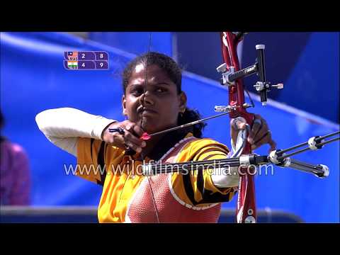 Dola Banerjee wins Bronze at Women's Archery at the XIX Commonwealth 2010