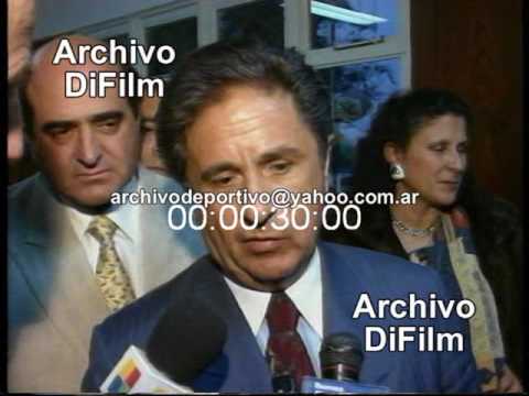 Duhalde por Crisis energética Desocupación Reestructuracion Policía Bonaerense - DiFilm (1996)