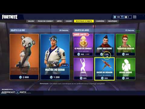 A boutique de 19 de agosto/TheDailyFortniteShop