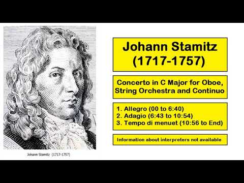 Johann Stamitz (1717-1757) - Concerto in C Major for Oboe, String Orchestra and Continuo