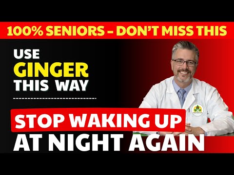 Over 60? Can’t Sleep Through the Night? Use Ginger This Way for Deep Rest in 3 Nights |Senior Health