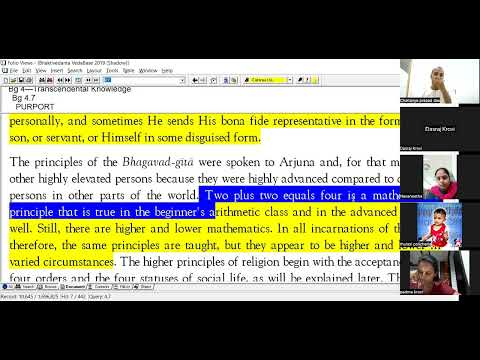 Session 42 Bhagavadgita HG Chaitanya Prasad Prj Bhakti Shastri Gachibowli Satsang 27 Oct 23