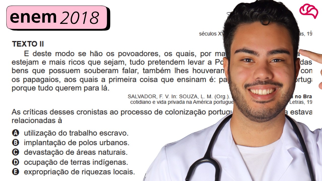 Resolução em Vídeo — Questão 54 ENEM 2018