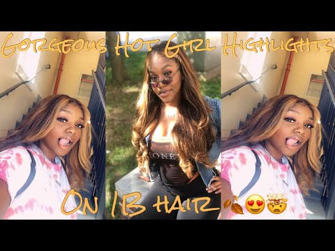 GORGEOUS HIGHLIGHTS ON 1B HAIR 😍 (ft SkSlayy Hair 🤯❤️)