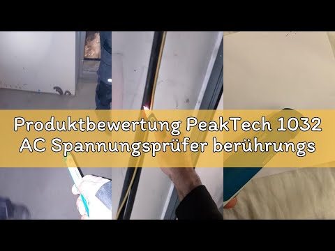 Produktbewertung PeakTech 1032 AC Spannungsprüfer berührungslos [+LED Signal Lampe & Vibration] 12-1