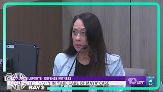 Defense testimony continues in 'Take Care of Maya' case