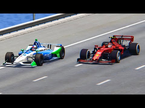 Ferrari F1 2019 vs IndyCar 2019 - Drag RACE