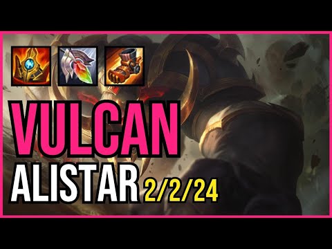 VULCAN - ALISTAR vs. GALIO Support | NA CHALLENGER | PATCH 10.25