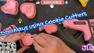 Resin Project - Silicone Inlays made with Cookie Cutters!