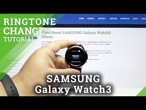 How to Change Ringtone on SAMSUNG Galaxy Watch3 45 mm – Ringtone Settings