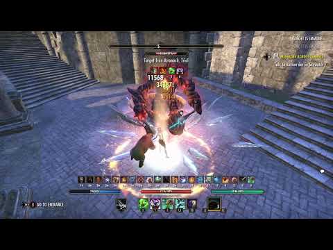 Breton Magicka Warden 81k+ dps - Raid Dummy (Dragonhold) - Easy static Rotation