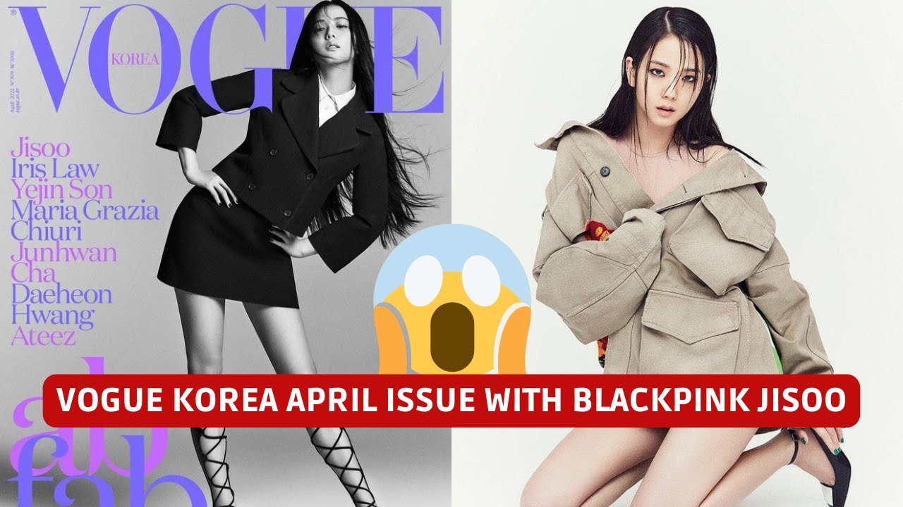 Vogue Korea April Issue with BLACKPINK Jisoo