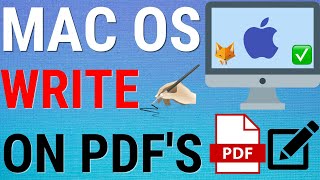 How To Write On A PDF On Macbook & Mac