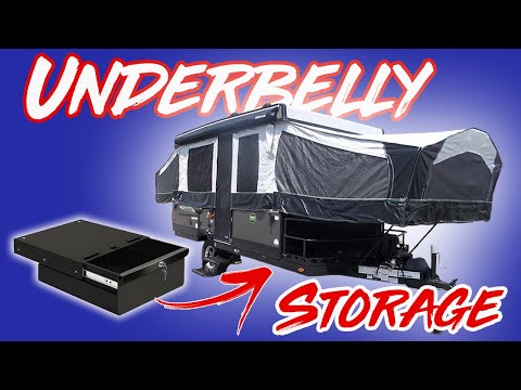 Storage drawer modification on my Pop Up Camper | Underbelly Storage Install