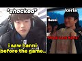 HANNI told T1 Keria before WINNING League of Legends Championship...
