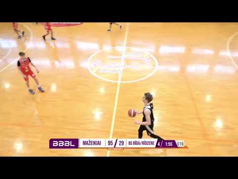 Mažeikiai vs BS Rīga/Rīdzene | BBBL Boys U16