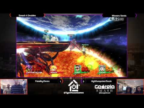 Smash Legends 2/17/17 - Fatality/Seren vs HighDumpster/Soulo - Smash 4 Doubles Winners Semis