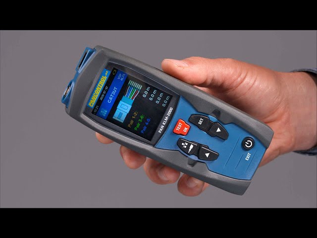 Digitális kábelhosszmérő 2% pontosság 99memória vezetőképesség mérés PAN KLM-2000 Pancontrol