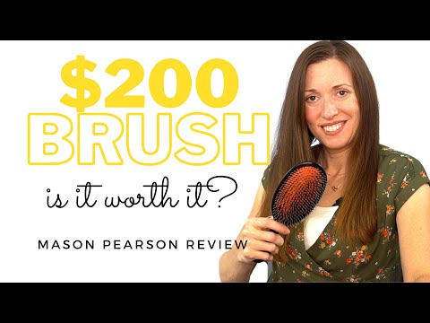 $200 HAIR BRUSH?! Mason Pearson Brush Review and How...