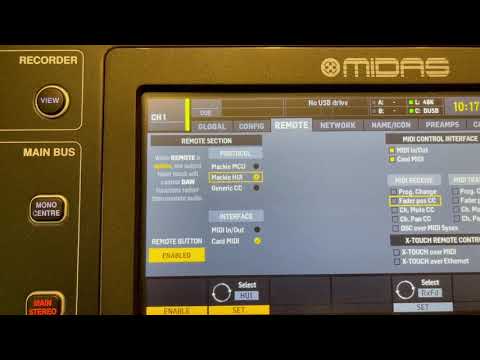 Presonus Studio One DAW controlled by Midas M32:DrMVideo#1