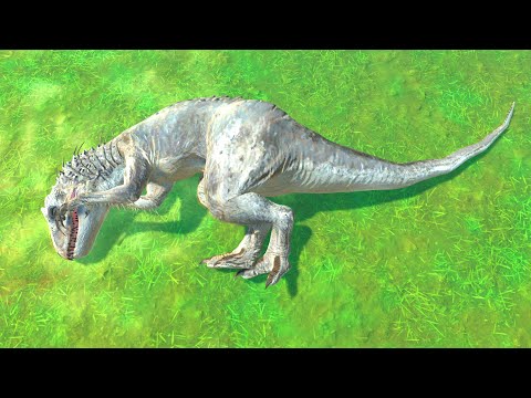 Team Indominus Rex VS Tean Tek Rex. Who wins ? - Animal Revolt Battle Simulator