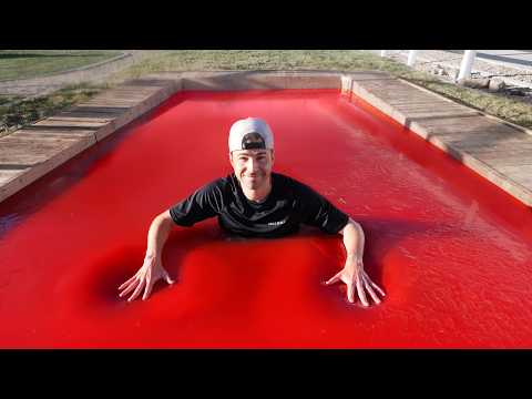 Engineering Team Creates the World's Largest Jello Pool