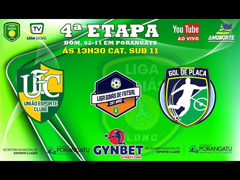 LIGA GOIÁS GYNBET.COM 2025 CATEG. BASE 2025 - UNIÃO EC ARAGUAÇU TO X GOL DE PLACA NIQUELANDIA