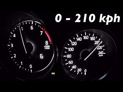2016 Mazda MX-5 Miata Skyactiv G-160 - 0-100 km/h 0-60 mph Tachovideo Beschleunigung Acceleration