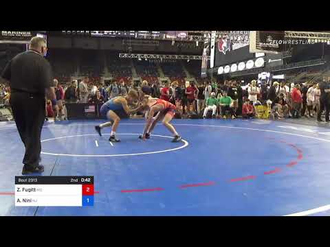120 Lbs Consi Of 8 #1 - Zan Fugitt, Missouri Vs Alessandro Nini, New Jersey 5817