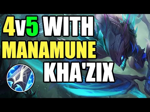 MANAMUNE KHA'ZIX IS BROKEN! | 4v5 with Kha'Zix!