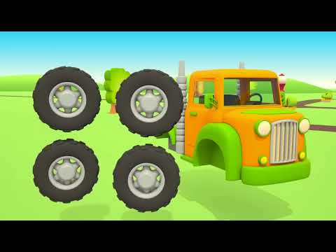 Car Cartoons for Kids. Leo the Truck and Street Vehicles