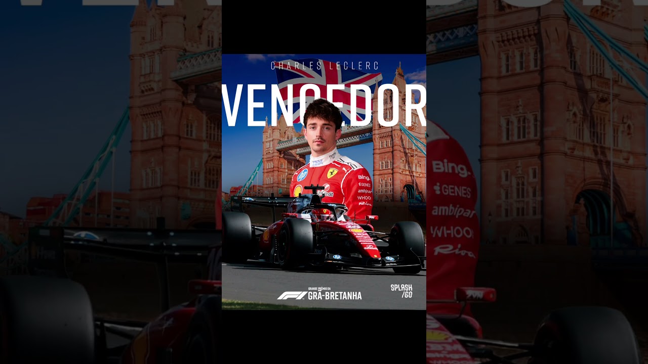 Leclerc vence em Silverstone após Verstappen bater e safety car encerrar a corrida #f1 #shorts