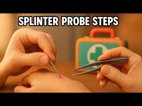 Splinter Probe Safe and Effective First Aid Tool for Splinter Removal