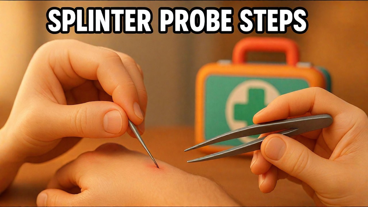 Splinter Probe Safe and Effective First Aid Tool for Splinter Removal