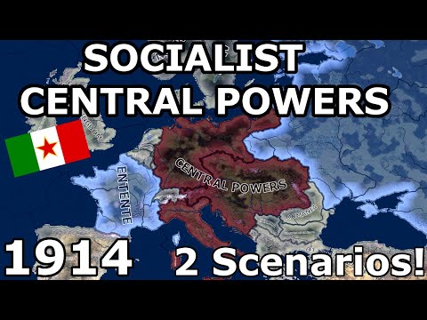 What if the Central Powers+Italy were Communist? | HOI4 Double-Timelapse