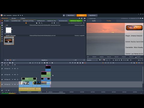 Pinnacle Studio | Filmabspann mit Rolltitel | Videoschnitt für Anfänger