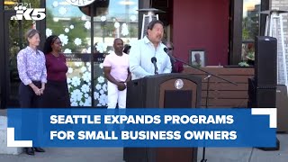 City of Seattle expands programs for small business owners