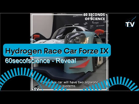 60SECOFSCIENCE - REVEAL: HYDROGEN-POWERED RACE CAR FORZE IX