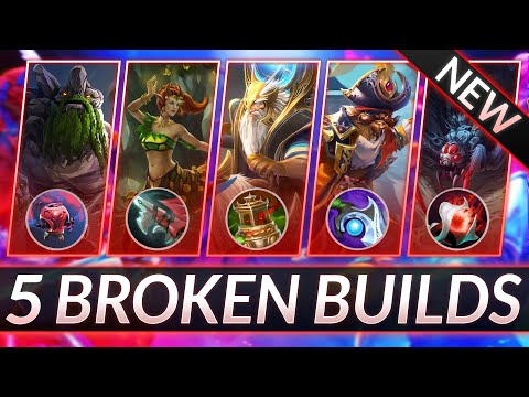 5 NEW CRAZY Hero Builds - LITERALLY FREE MMR for EVERY ROLE - Dota 2 Guide
