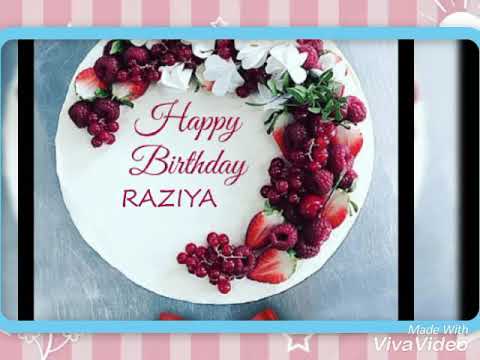 Happy birthday Raziya