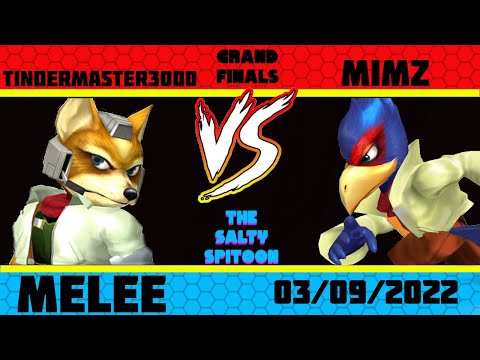Salty Spitoon Melee #7 Grand Finals - TinderMaster3000 (fox) vs MimZ (falco)