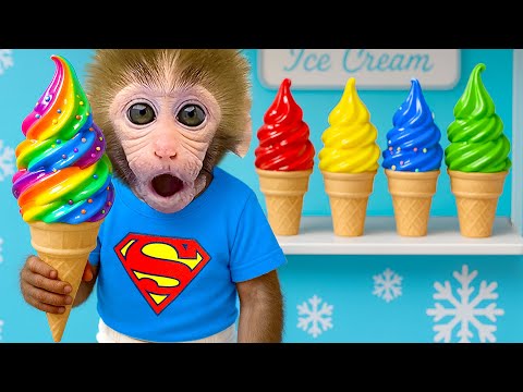 Affe Bonbon entkam einem riesigen Adler und aß außerdem ein Regenbogeneis - HT Tierwelt