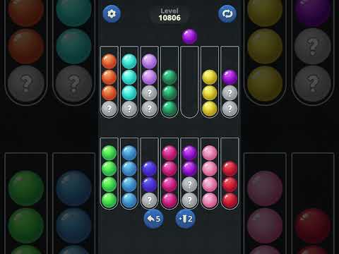 Ball Sort by Infinite Joy: Levels 10805, 10806, 10807