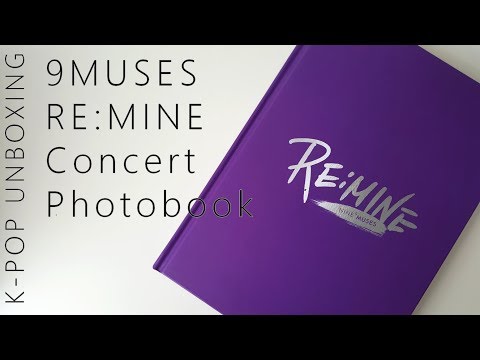 Nine Muses RE:MINE Concert Merch Photobook | Unboxing